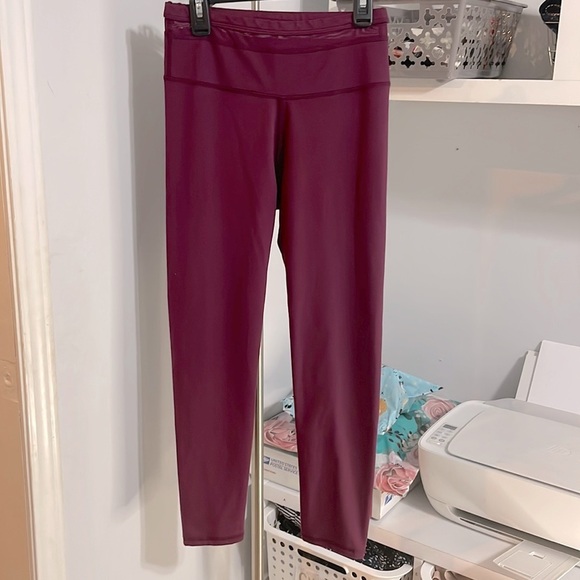Fabletics wine leggings size S - Picture 1 of 11